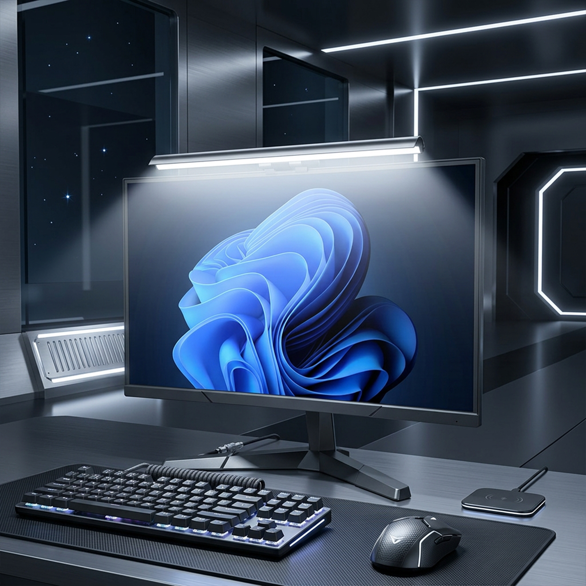 Photography Lighting Game - USB Powered LED Computer Screen Hanging