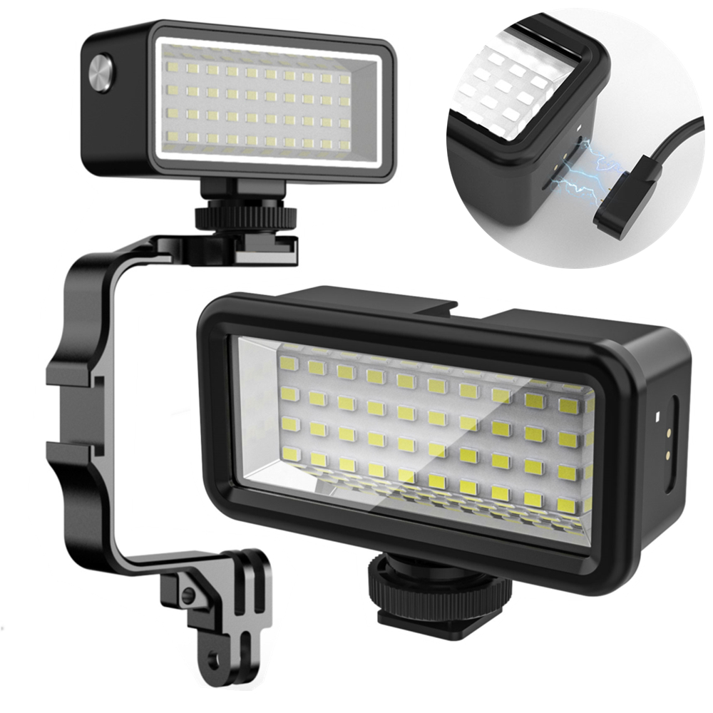 Photography Led Lighting Kit - Waterproof 40M Underwater Led Video Diving