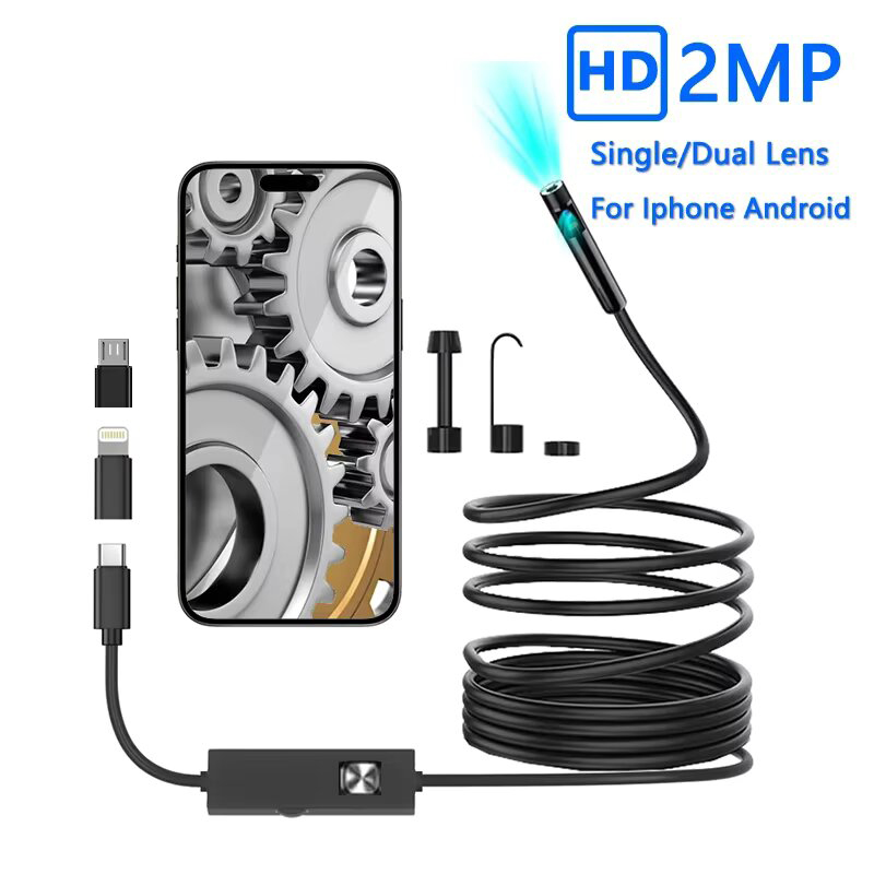 Photography Lighting Products - Single/Dual Lens Endoscope Camera for iPhone