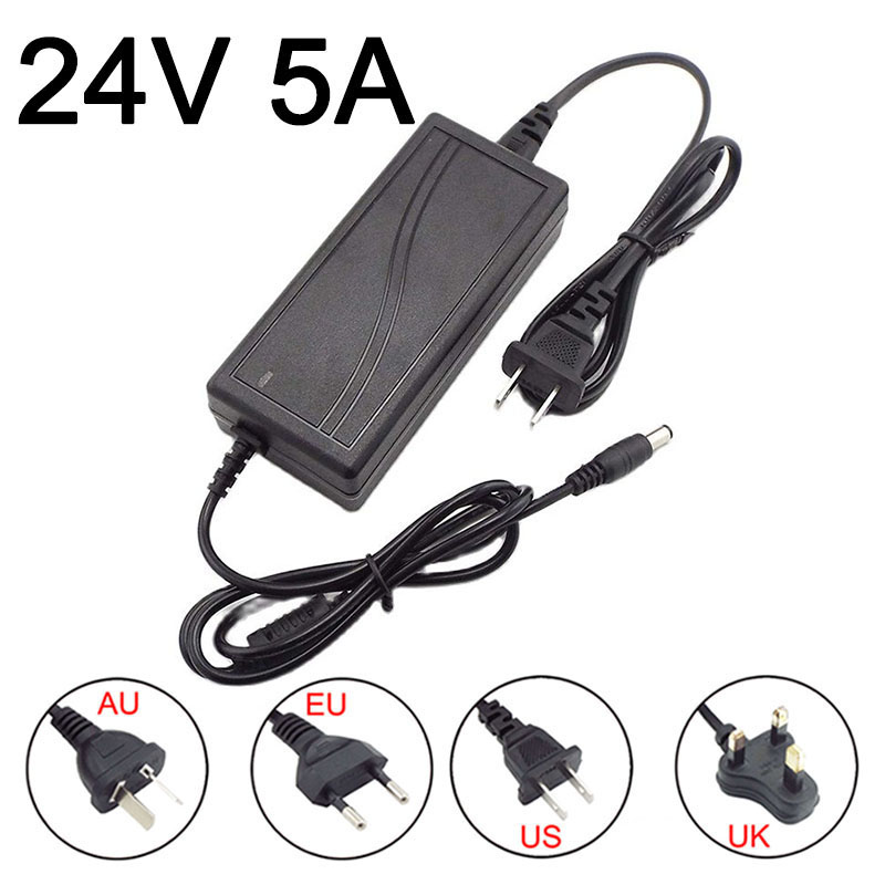 Photography Lighting Products - 24V 5A 5000ma Power Supply AC