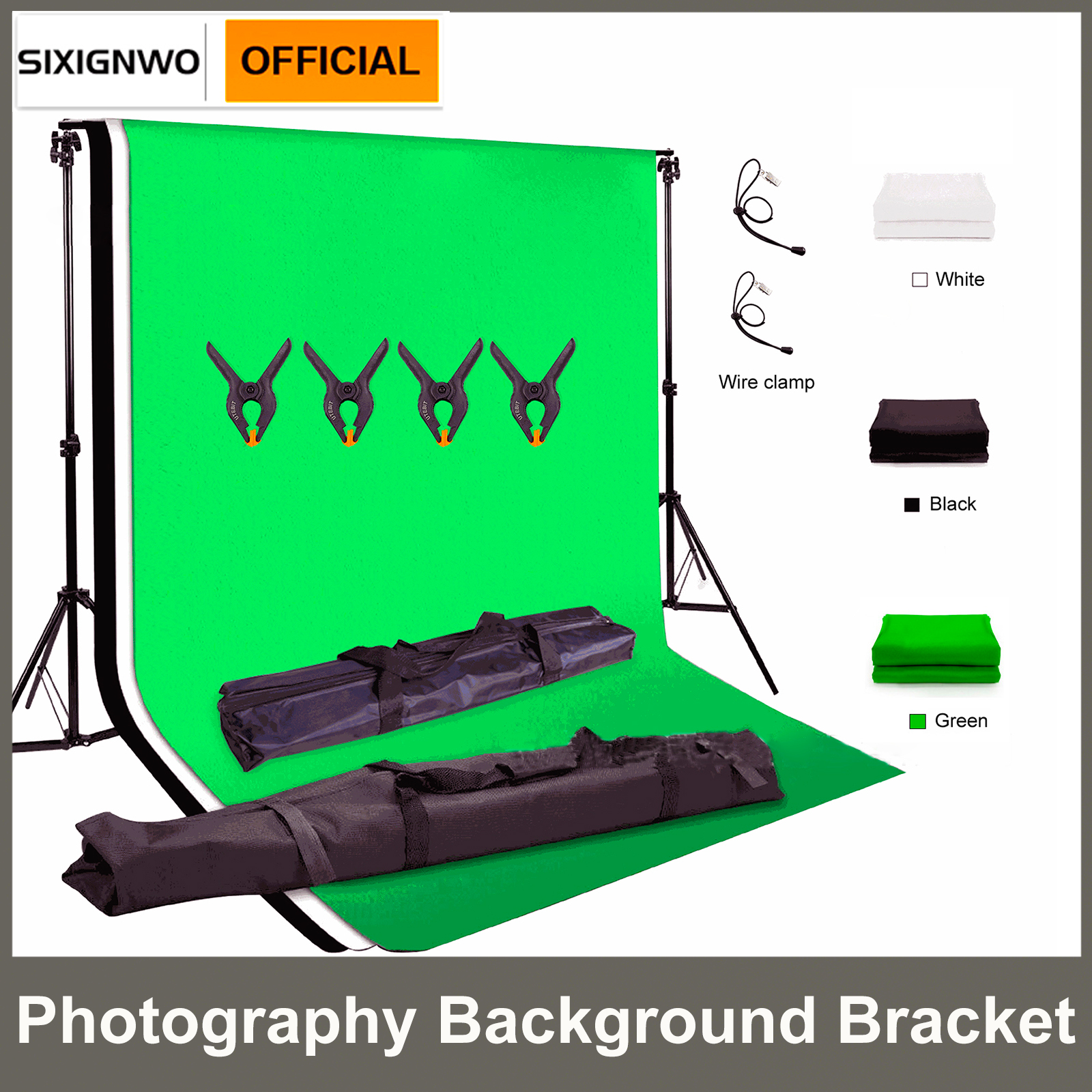 Photography Lighting Kit With Backdrop - Background stand Photography Photo Studio Softbox