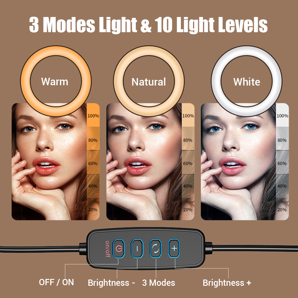 APEXEL Selfie Ring Light Photo - Photography Lighting Options บทวิจารณ์และราคา