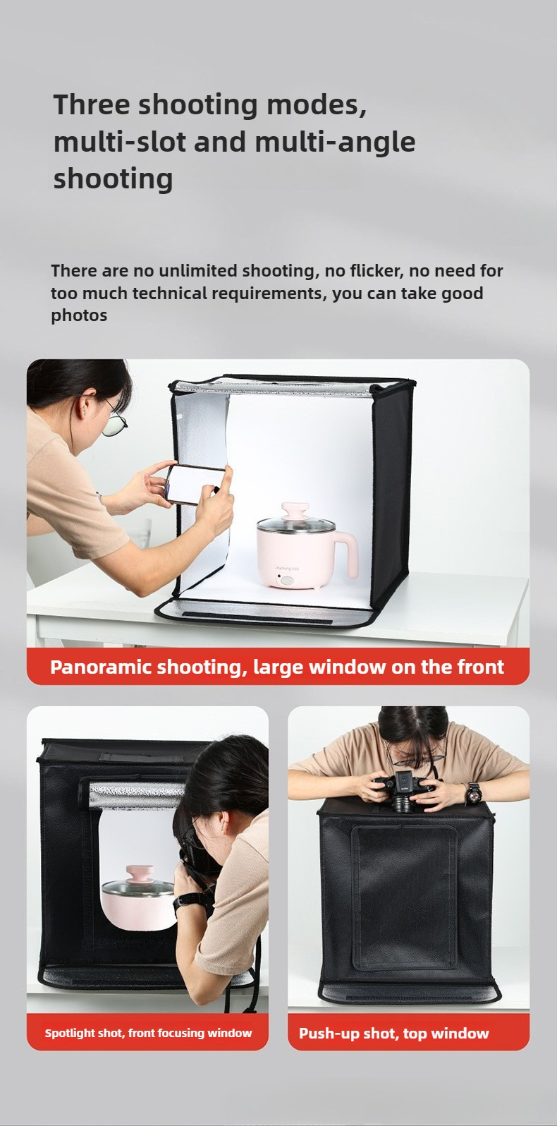 40cm Photography LED Studio Li - Photography Led Lighting Kit บทวิจารณ์และราคา