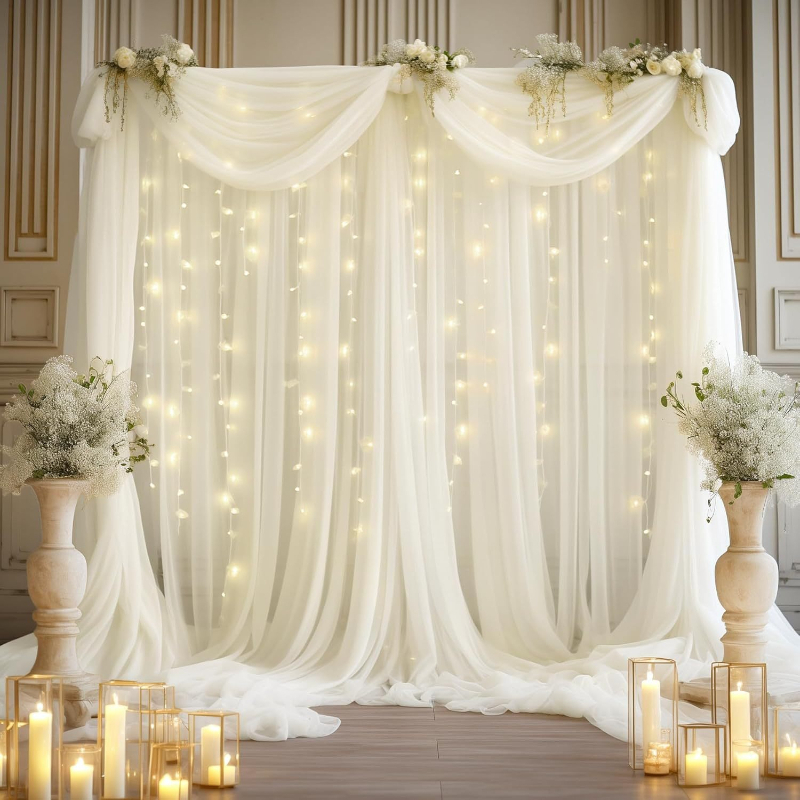 LED Tulle Backdrop Curtains, O - Photography Lighting Options บทวิจารณ์และราคา