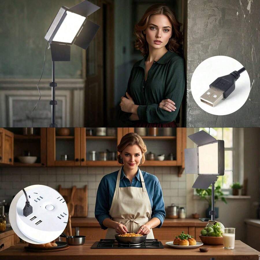 Adjustable Bi-Color LED Panel  - Photography And Lighting บทวิจารณ์และราคา