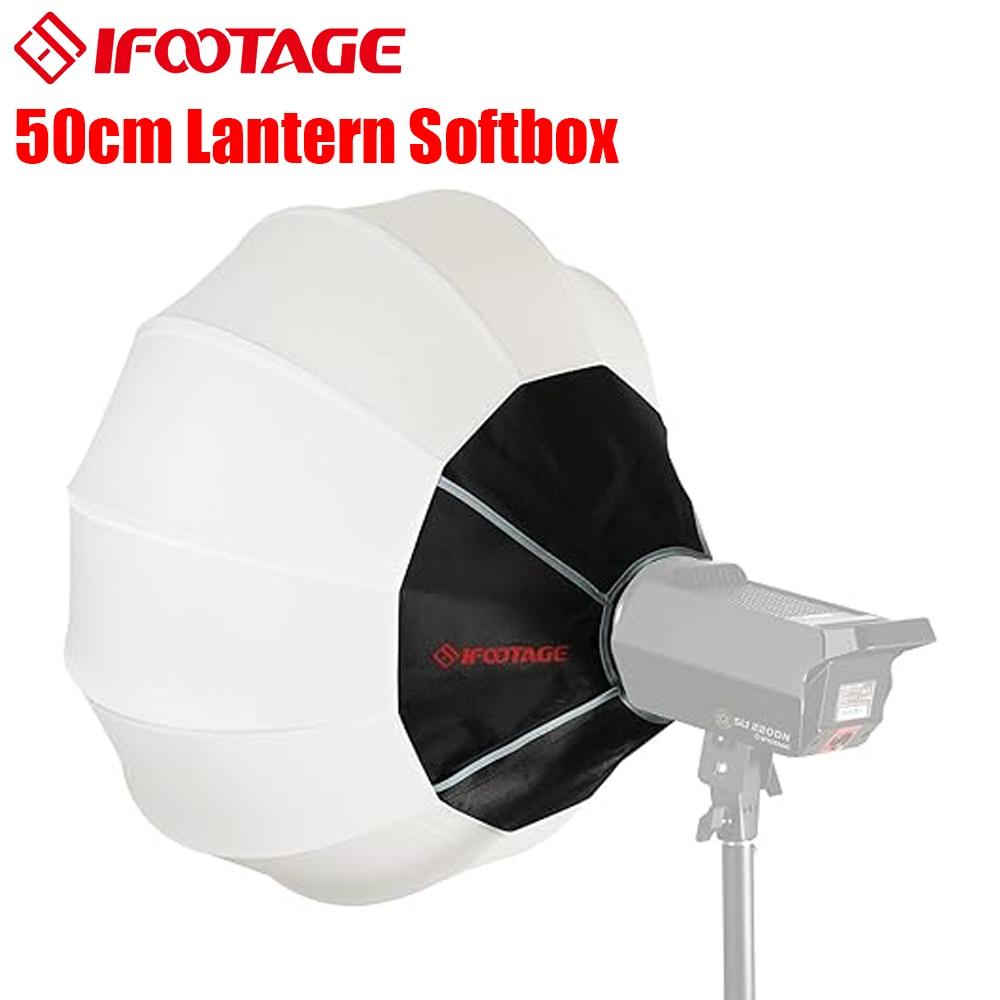 IFOOTAGE 65x65CM Lantern Softb - Barn Door Modifier บทวิจารณ์และราคา