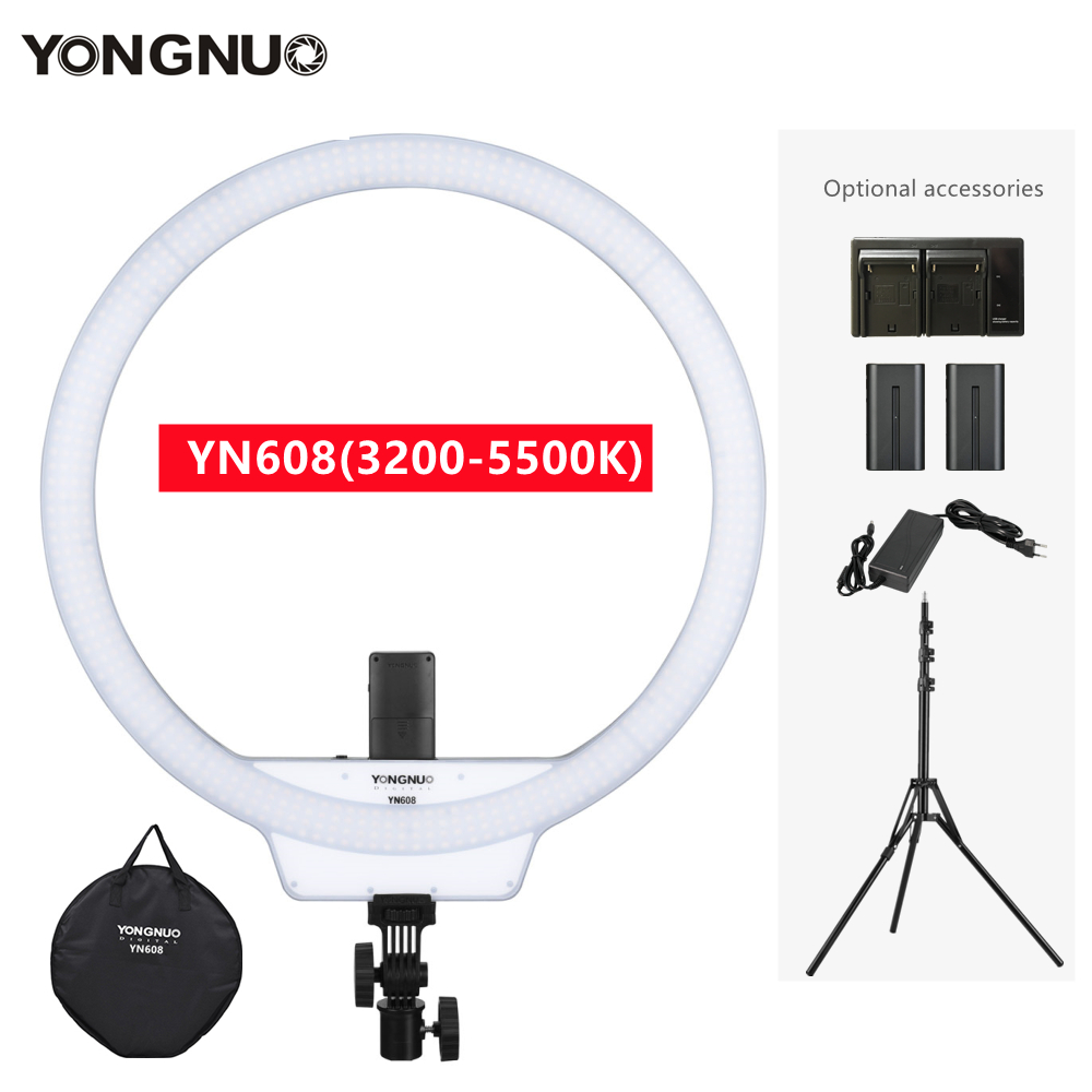 YONGNUO YN608 Studio Ring LED  - Photography Lighting Options บทวิจารณ์และราคา