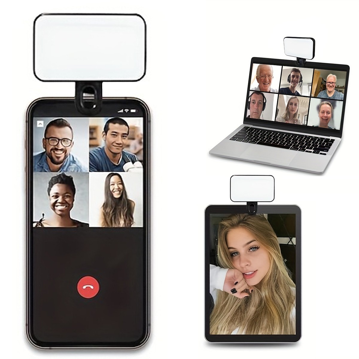 Clip-On Mobile Phone Fill Ligh - Photography Lighting Options บทวิจารณ์และราคา