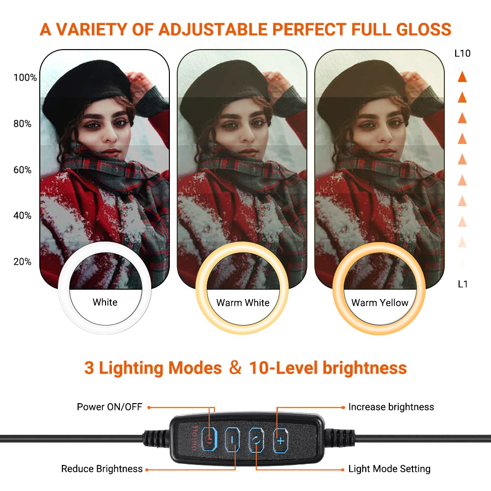 26cm 10 inch Led Ring Selfie L - Photography Lighting Game บทวิจารณ์และราคา