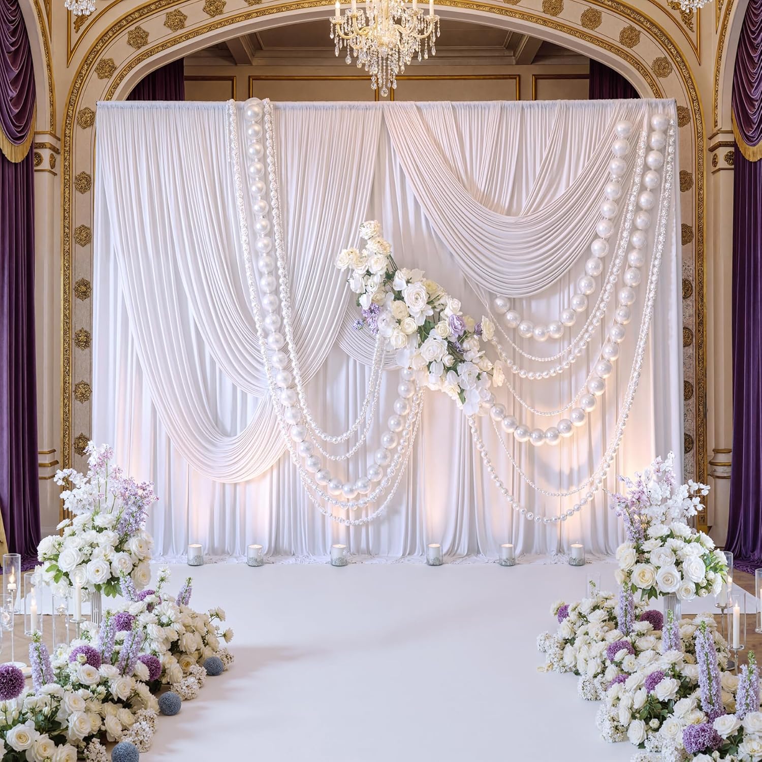 White Backdrop Curtains 10x10  - Photography Lighting Products บทวิจารณ์และราคา