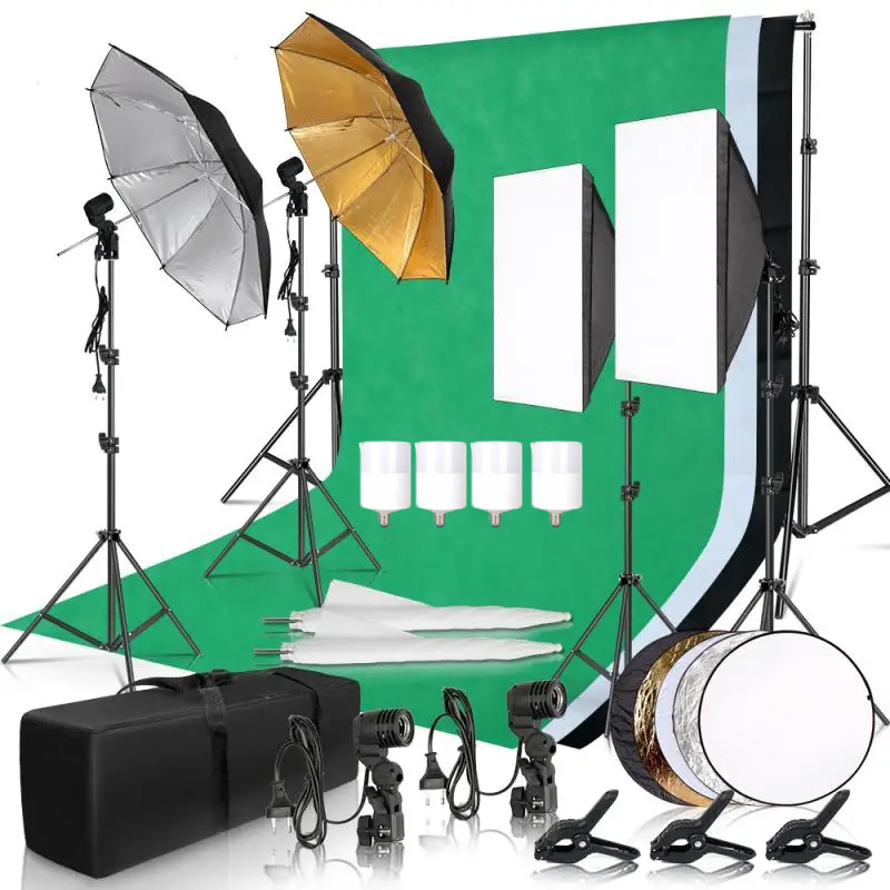 Photography Lighting Kit Umbre - Photography Lighting Kit With Backdrop บทวิจารณ์และราคา