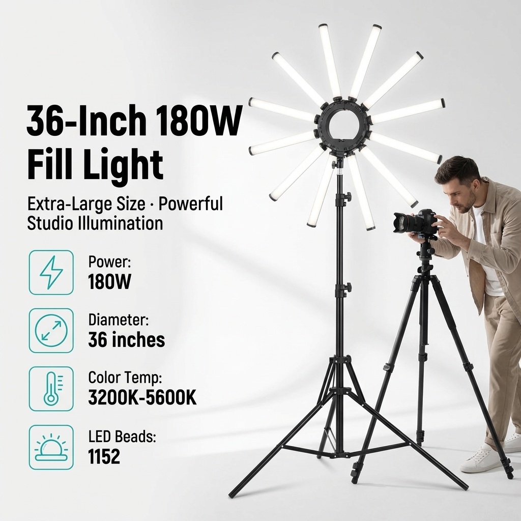 12 Arms Multi Tube Photography - Photography Led Lighting Kit บทวิจารณ์และราคา