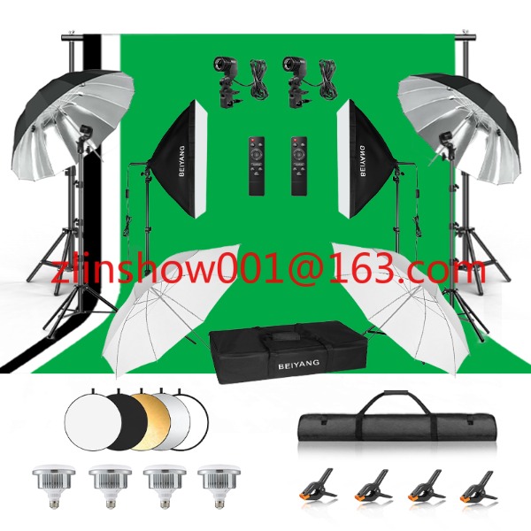 Photo Studio Equipment 2.6*3m/ - Photography Lighting Kit With Backdrop บทวิจารณ์และราคา
