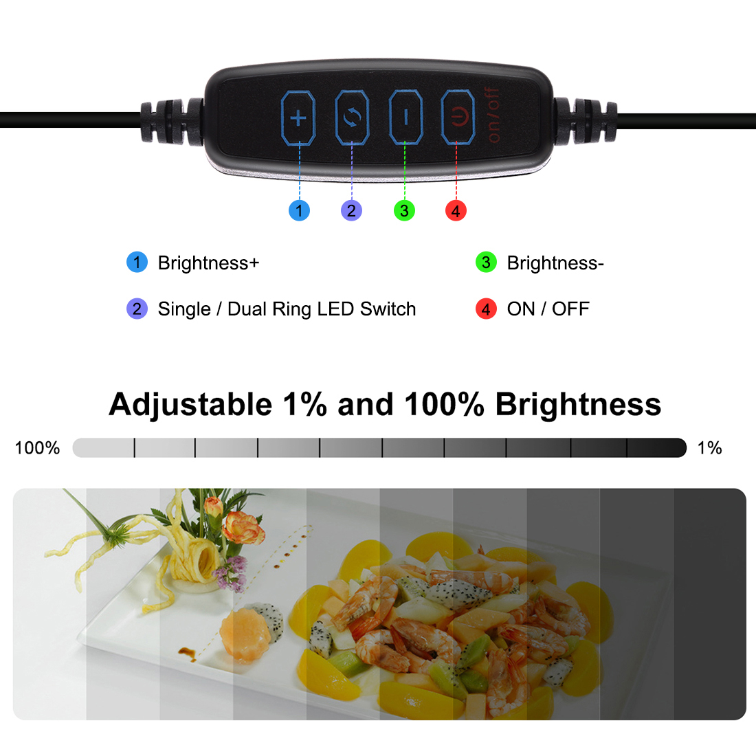 30/40CM Photo Studio Light Box - Photography Lighting Kit With Backdrop บทวิจารณ์และราคา