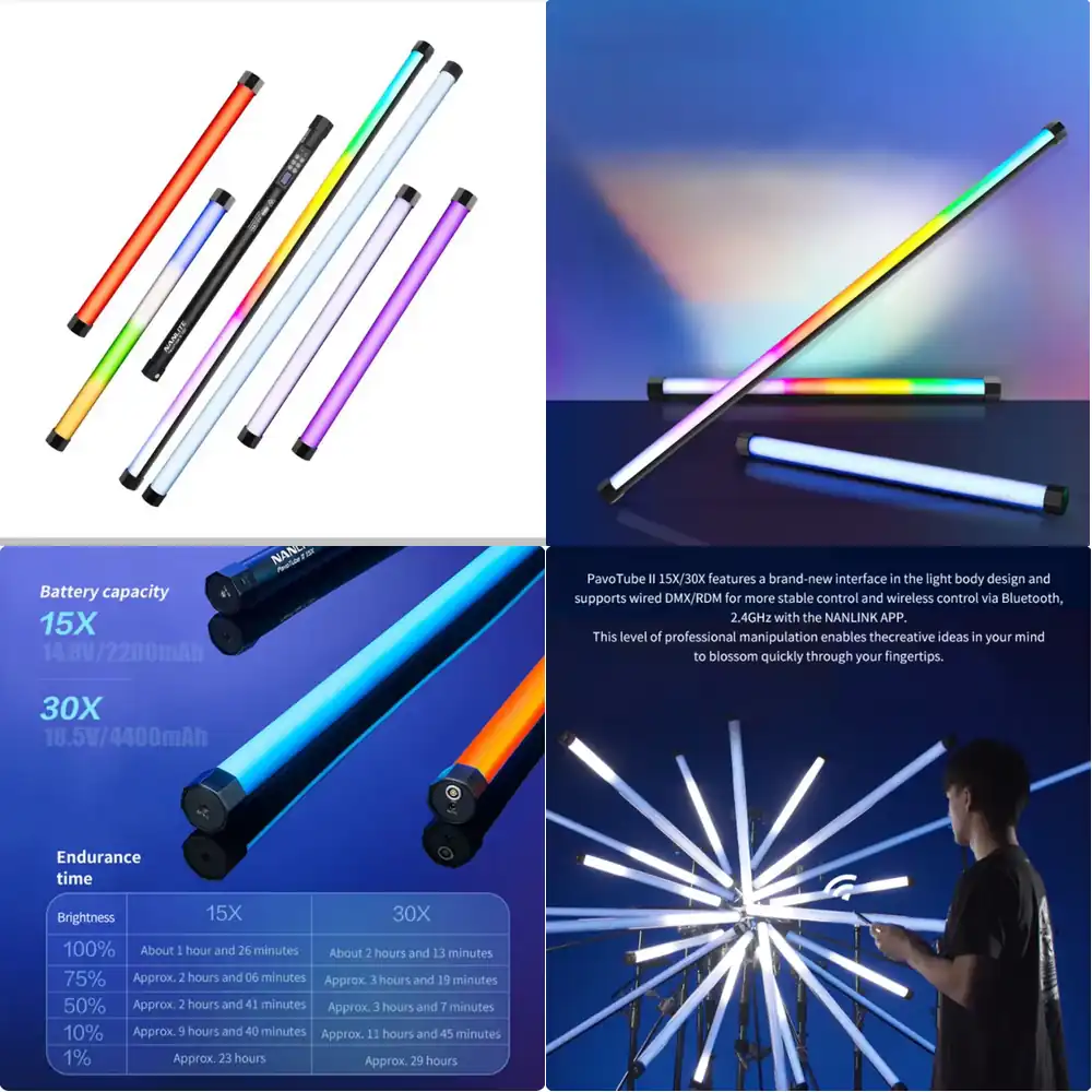 Nanguang Pavotube II 30X RGB P - Photography And Lighting บทวิจารณ์และราคา