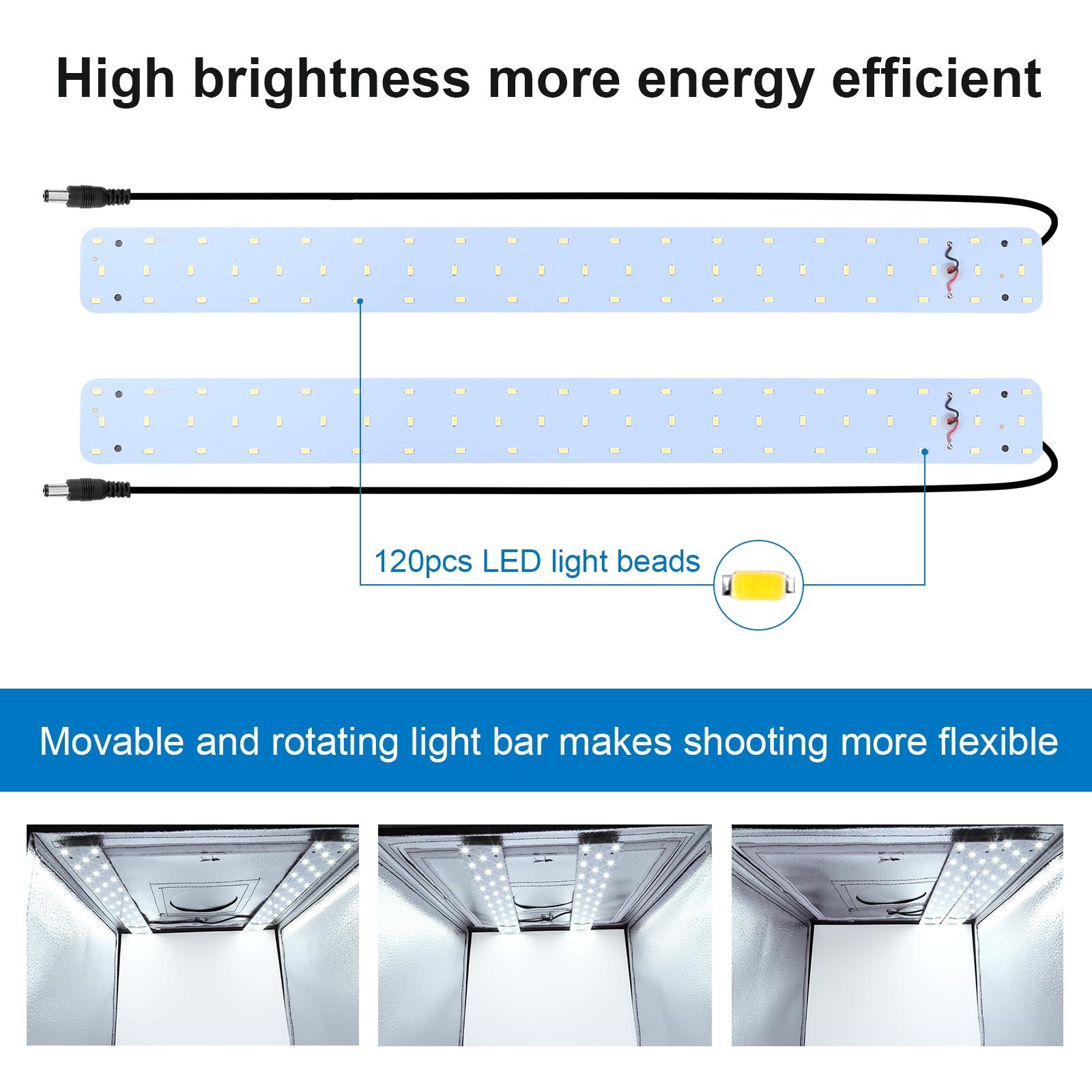 PULUZ 60cm Photo Studio Light  - Photography Led Lighting Kit บทวิจารณ์และราคา