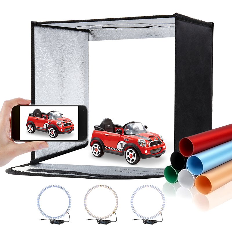 11.8x11.8inch Fold Photo Studi - Photography Led Lighting Kit บทวิจารณ์และราคา