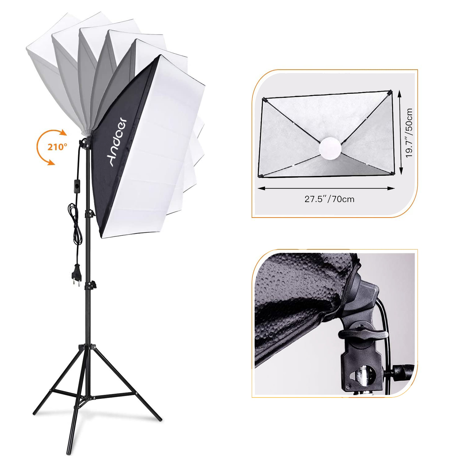 Andoer Studio Photography Ligh - Photography Led Lighting Kit บทวิจารณ์และราคา