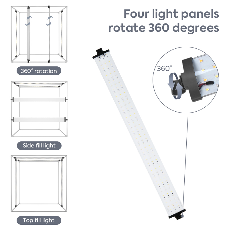 Photo Studio Photo Box Kit,120 - Photography Led Lighting Kit บทวิจารณ์และราคา