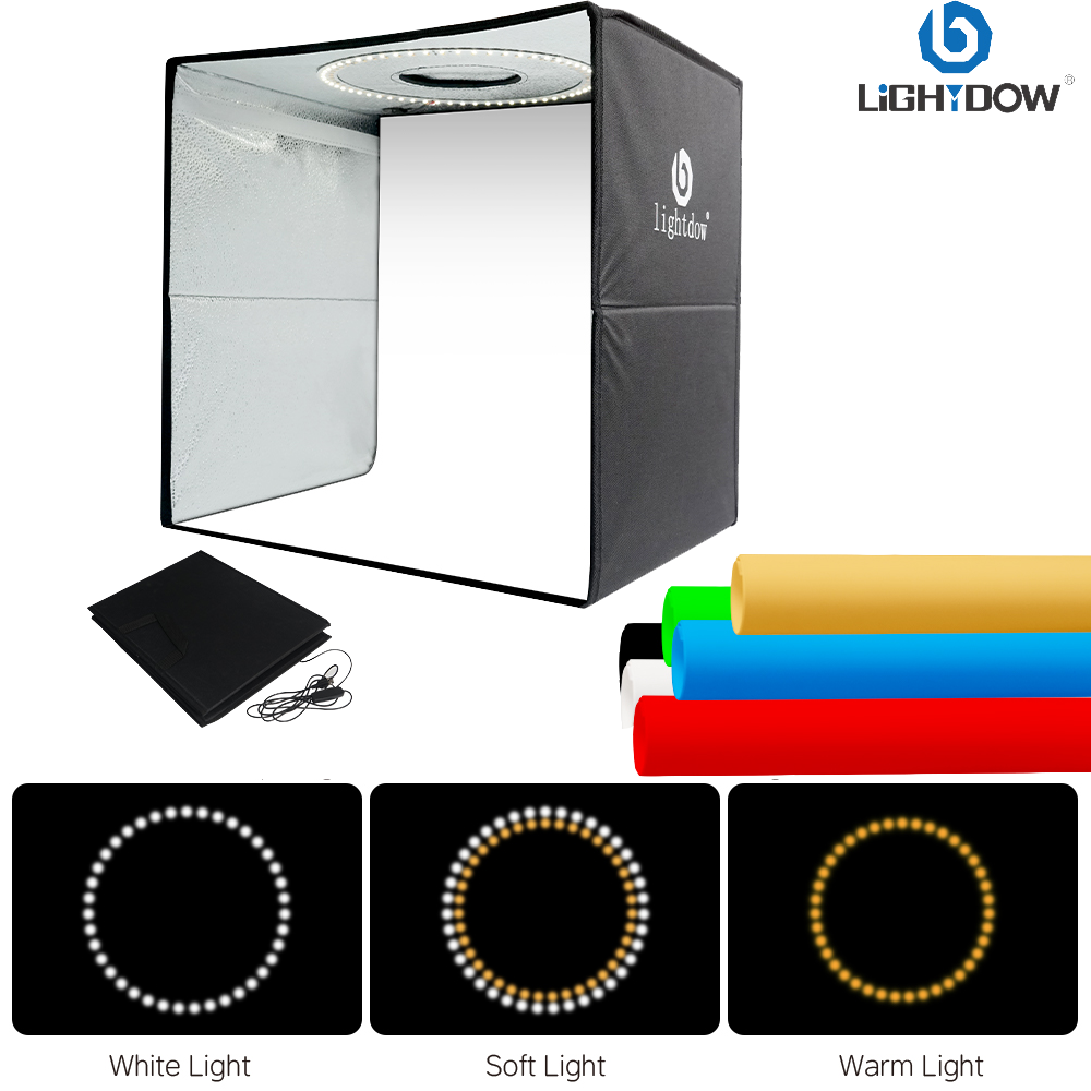 Lightdow Photo Studio Light Bo - Photography Lighting Kit With Backdrop บทวิจารณ์และราคา