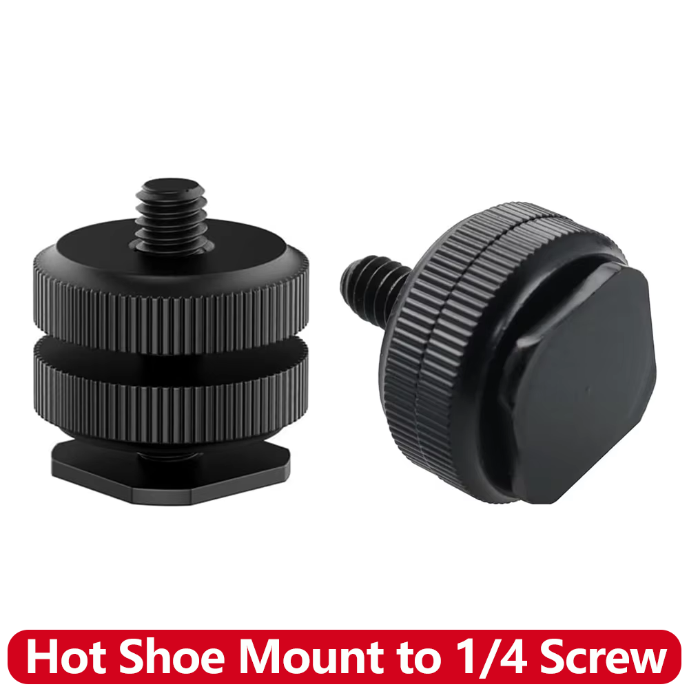 Aluminum Alloy Hot Shoe to 1/4 - Photography Led Lighting Kit บทวิจารณ์และราคา