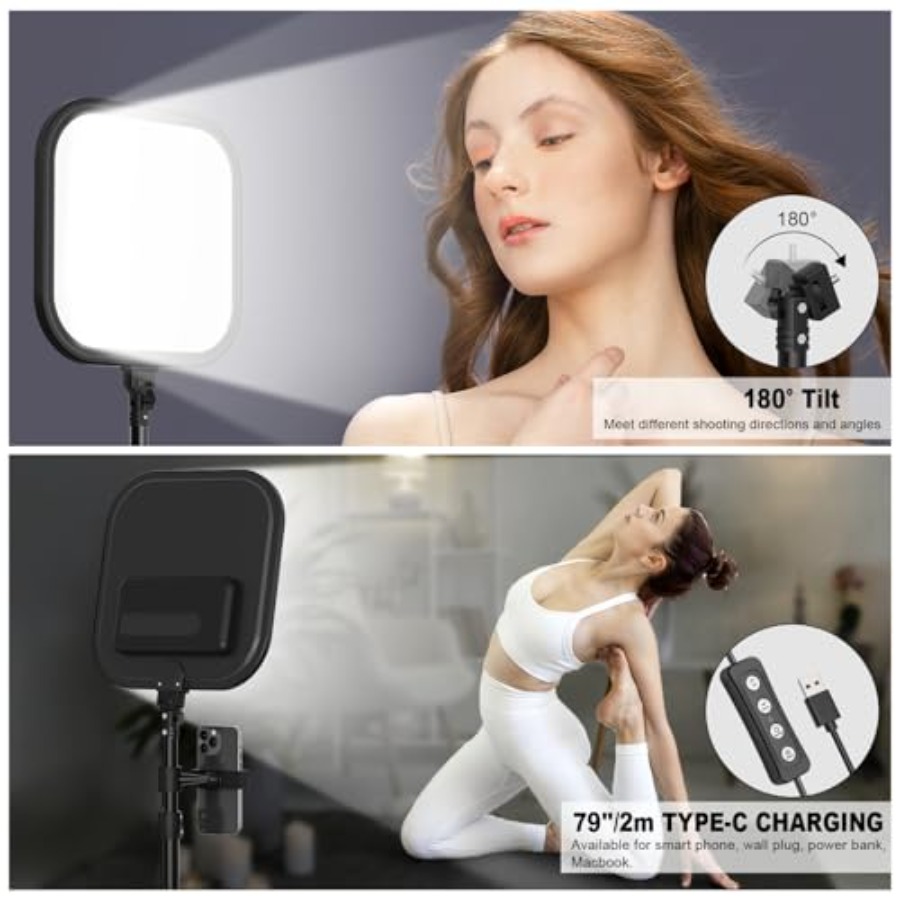 2Pack LED Video Light Kit, 15W - Photography Led Lighting Kit บทวิจารณ์และราคา