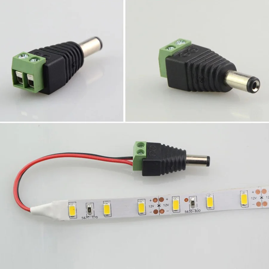 5pairs DC 12V Female And Male  - Photography Led Lighting Kit บทวิจารณ์และราคา