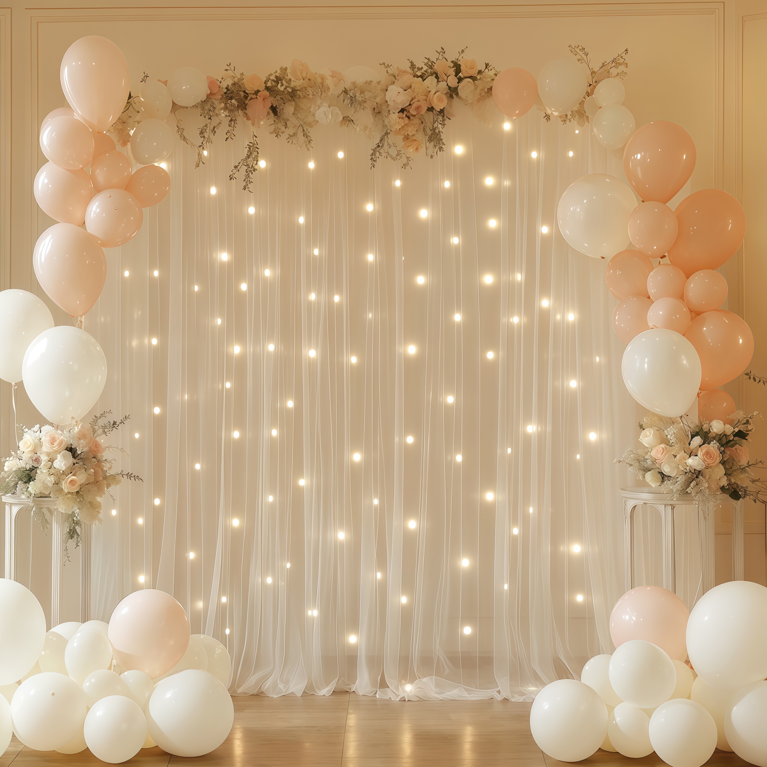 3pcs/set Tulle Backdrop Curtai - Photography Lighting Options บทวิจารณ์และราคา